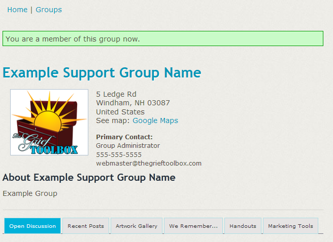 Added to Group