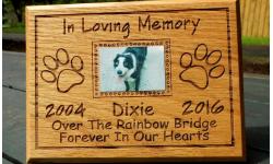 Pet Memorial Plaque, keepsake remembrance