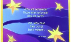Songs From Heaven Remembrance Postcards
