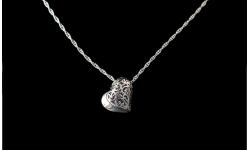Heart Keepsake Urn Pendant Necklace