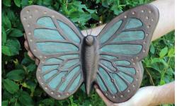 Handmade Rustic Butterfly Urn Sculpture