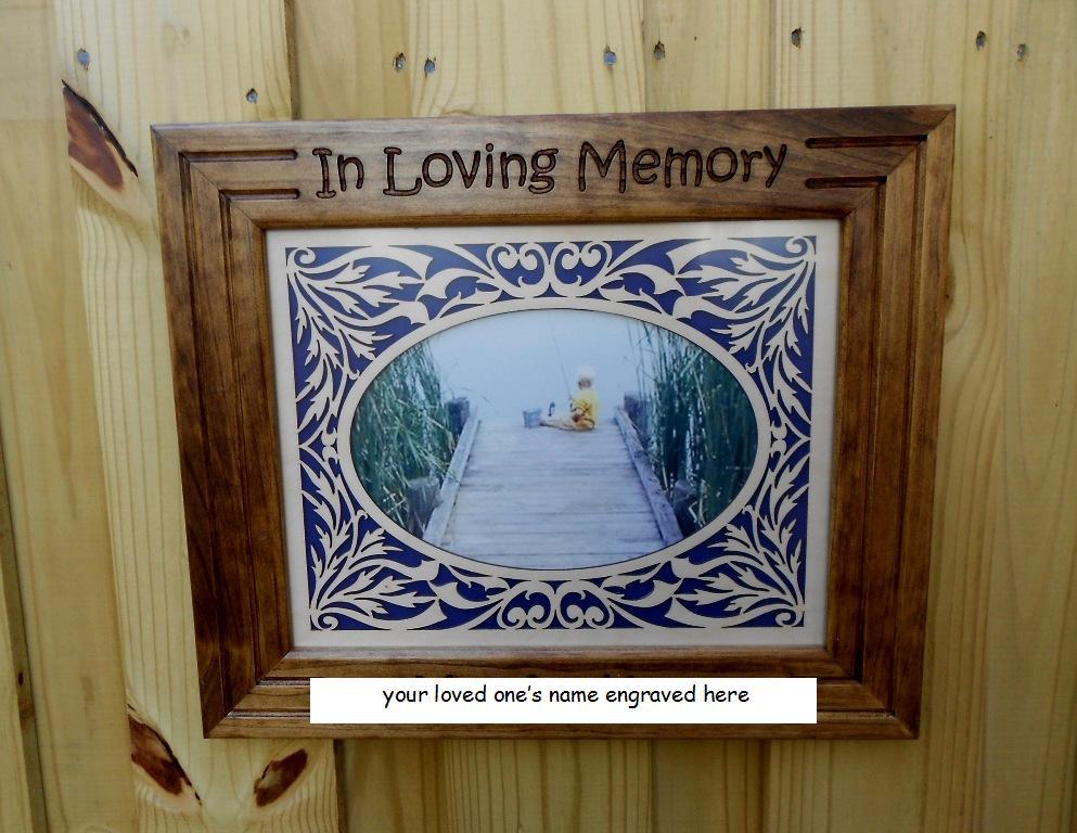 Personalized In Loving Memory Engraved Photo Frame The Grief Toolbox