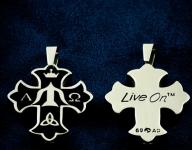 Cross Cremation Jewelry Urn Pendant