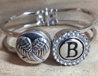 Double Charm Bangle Bracelet Double Charm Bangle Bracelet