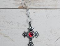 Cross Birthstone Ornament Cross Birthstone Ornament