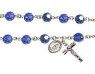 Sterling Silver Rosary Bracelet - September
