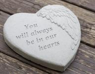 You Will Always Be in Our Hearts Garden Accent You Will Always Be in Our Hearts Garden Accent