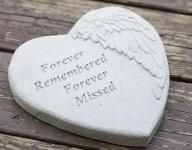 Forever Remembered, Forever Missed Garden Accent Forever Remembered, Forever Missed Garden Accent