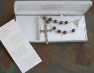No Tears In Heaven Hematite Remembrance Rosary No Tears In Heaven Hematite Remembrance Rosary