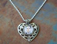 Rhinestone Heart Necklace Rhinestone Heart Necklace