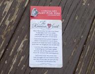 Reunion Heart Lapel Pin and Pocketcard Reunion Heart Lapel Pin and Pocketcard