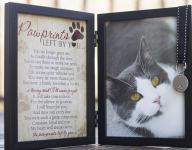Pawprints Left by You Memorial Frame Pawprints Left by You Memorial Frame