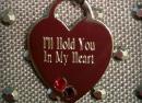 I'll Hold You In My Heart Sterling Silver Pendant 